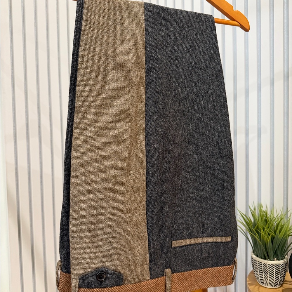 J Press York Street Wool Patchwork Suit View 4